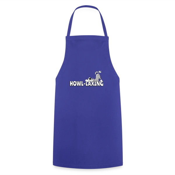 Loup qui pète - Humour animalier cartoon sur Tablier de cuisine