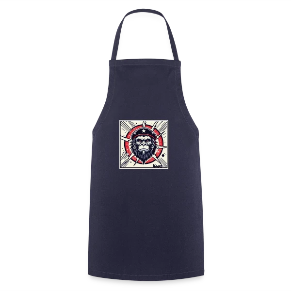 Gorille Révolutionnaire Stylé sur Tablier de cuisine