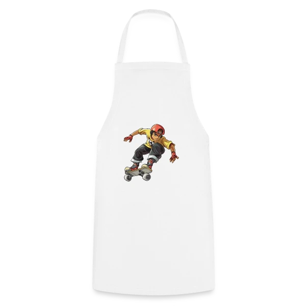 Esprit Skateboarder sur Tablier de cuisine