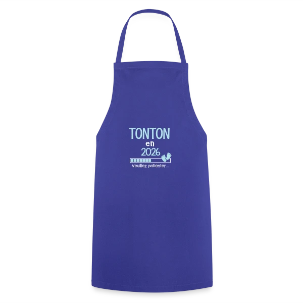 Annonce Grossesse Tonton 2026 - Futur Tonton Humour sur Tablier de cuisine