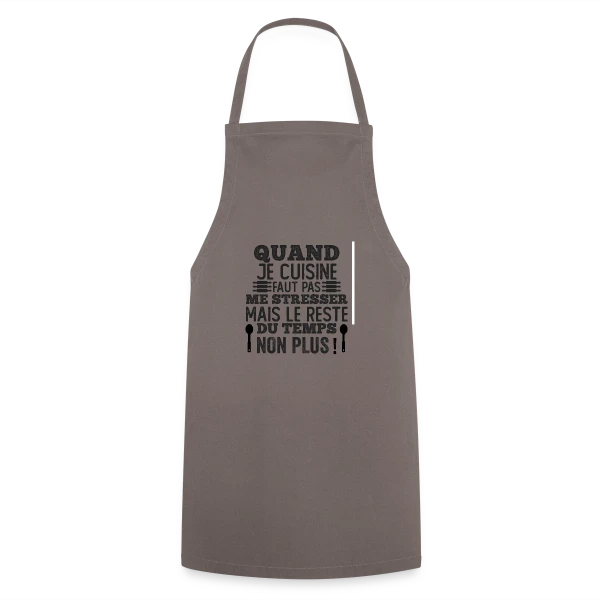 Humour Cuisine : Faut Pas Me Stresser! sur Tablier de cuisine