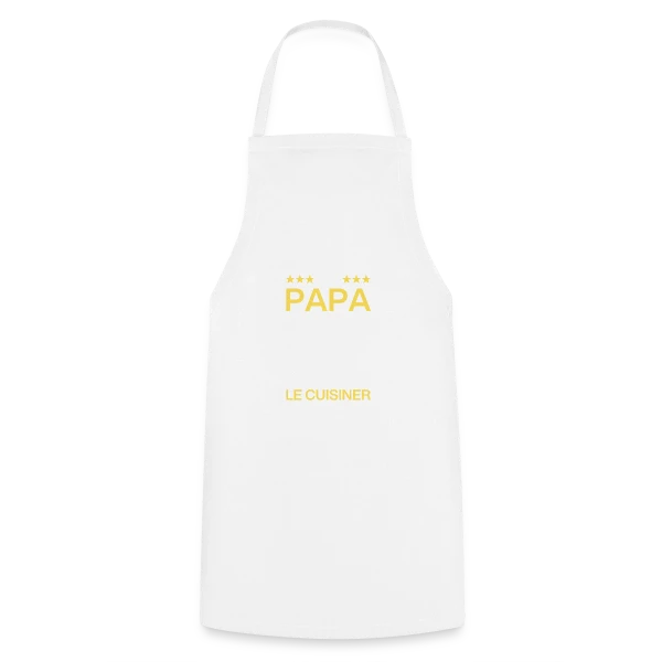 Humour Papa Cuisinier - On est foutus ! sur Tablier de cuisine