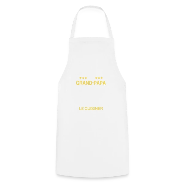Humour Grand-Papa Cuisinier - On est foutus ! sur Tablier de cuisine