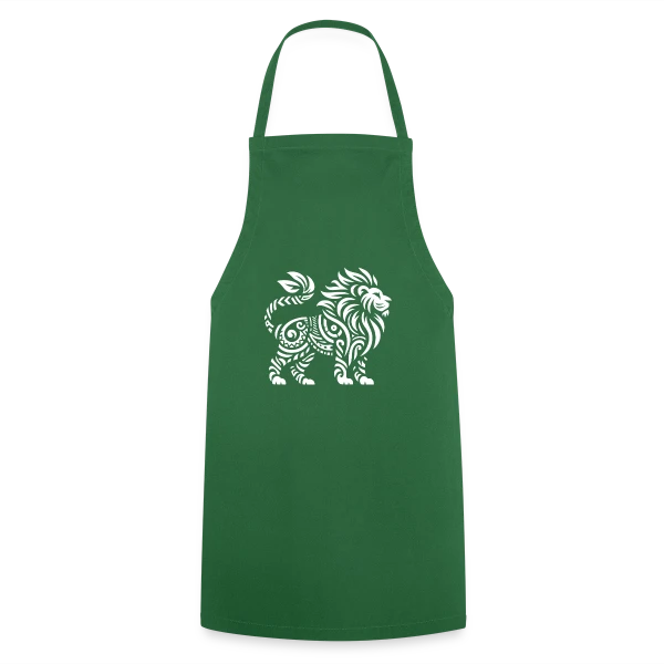 Lion Tribal : Force et Élégance Sauvage sur Tablier de cuisine