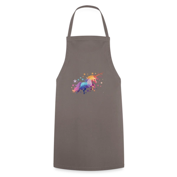 Licorne Magique Étoiles sur Tablier de cuisine