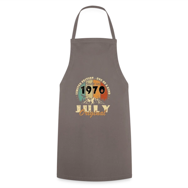 Année de Naissance 1970 Édition Limitée sur Tablier de cuisine