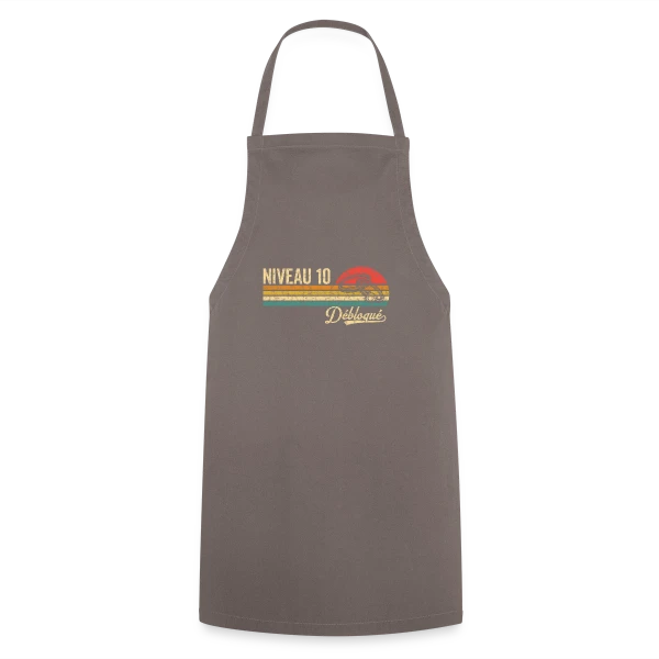 Niveau 10 Mariage Vintage sur Tablier de cuisine