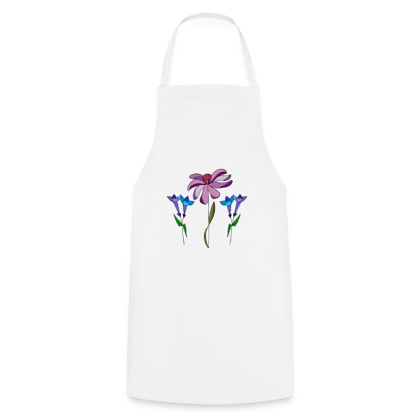 Éclat Floral sur Tablier de cuisine