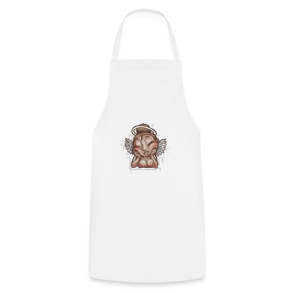 Ange Bulle Fantaisie sur Tablier de cuisine