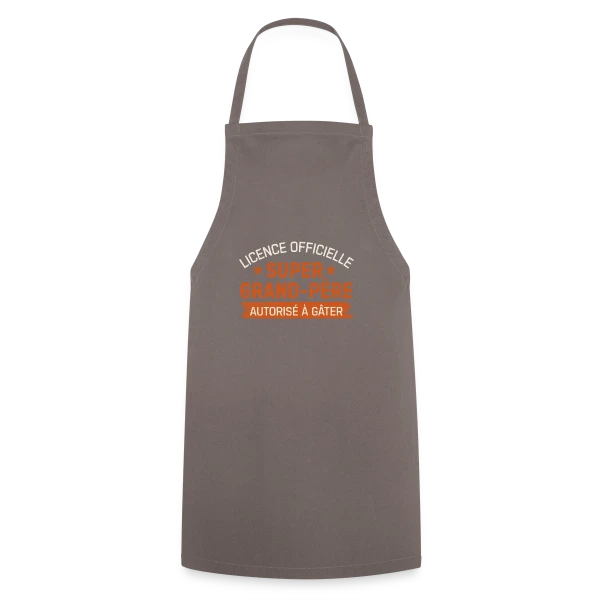 Licence de Grand-Père : T-shirt Humour Papy sur Tablier de cuisine