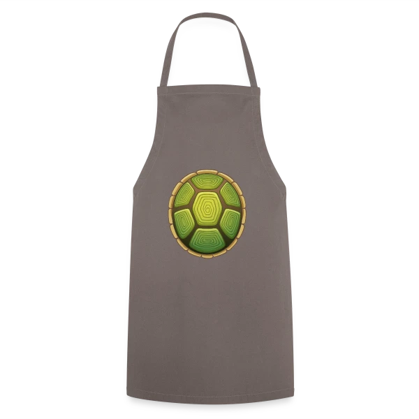 Carapace de Tortue Stylisée sur Tablier de cuisine