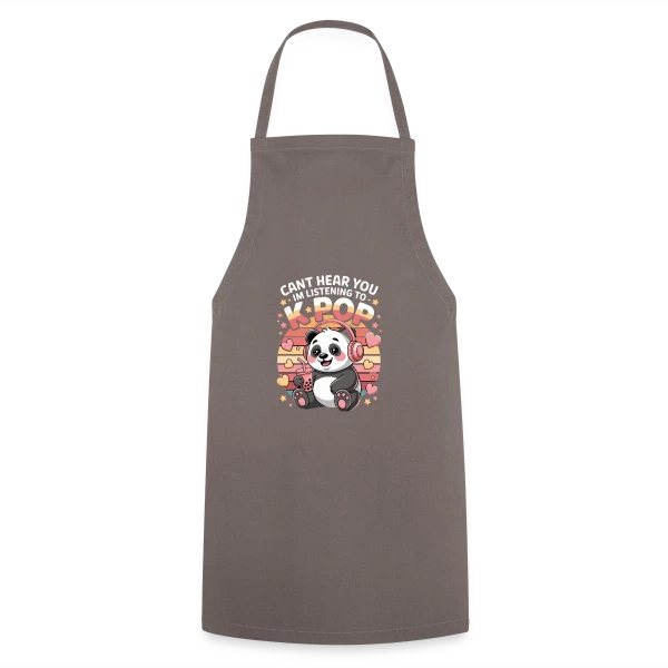 Panda K-Pop – Idole Mignonne sur Tablier de cuisine
