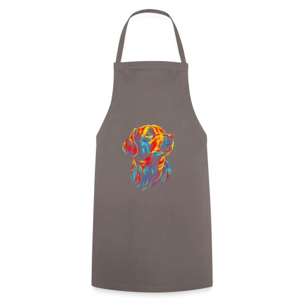 Chien Pop Art sur Tablier de cuisine
