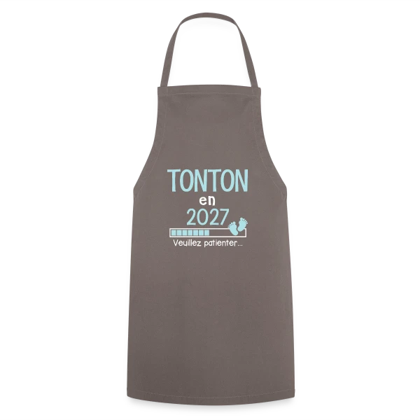 Super Tonton de l'Année - Cadeau Personnalisé sur Tablier de cuisine