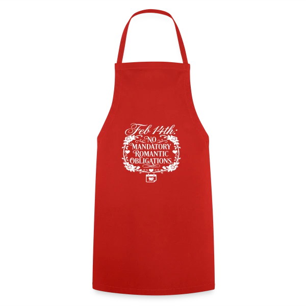 Douce Romance sur Tablier de cuisine