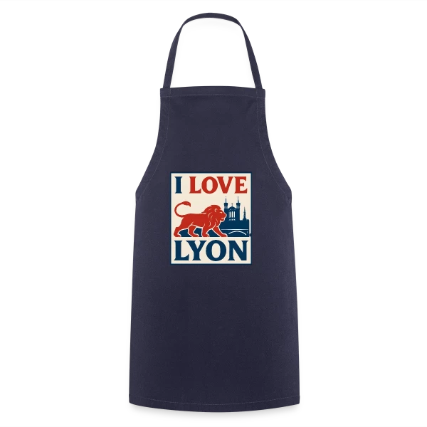 Fierté Lyonnaise Lion Vintage sur Tablier de cuisine