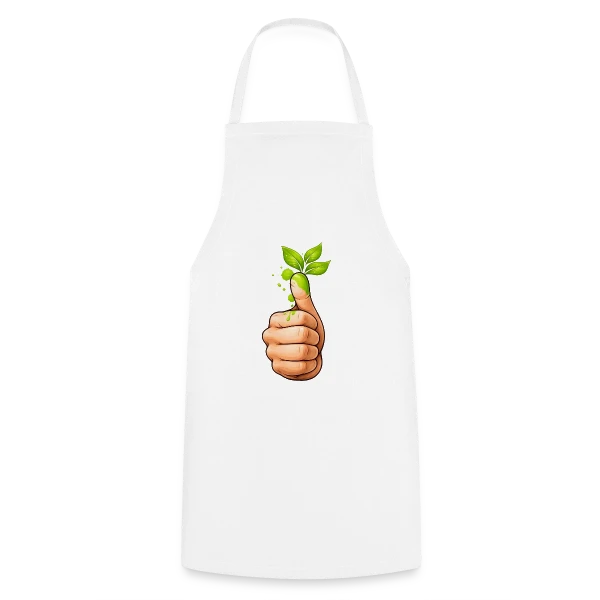 Le Pouce Vert sur Tablier de cuisine