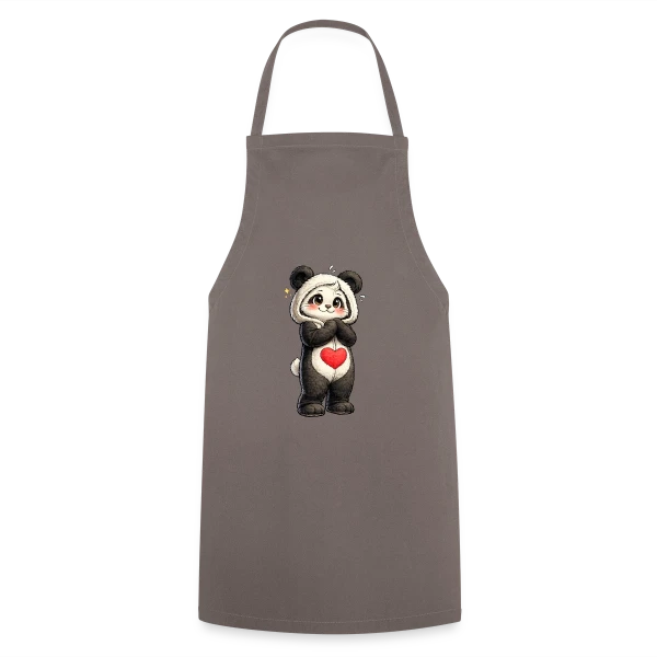 Panda en Combinaison Stylée sur Tablier de cuisine