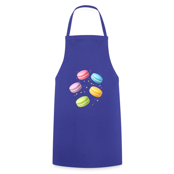 Macarons Colorés - Douceur Gourmande sur Tablier de cuisine