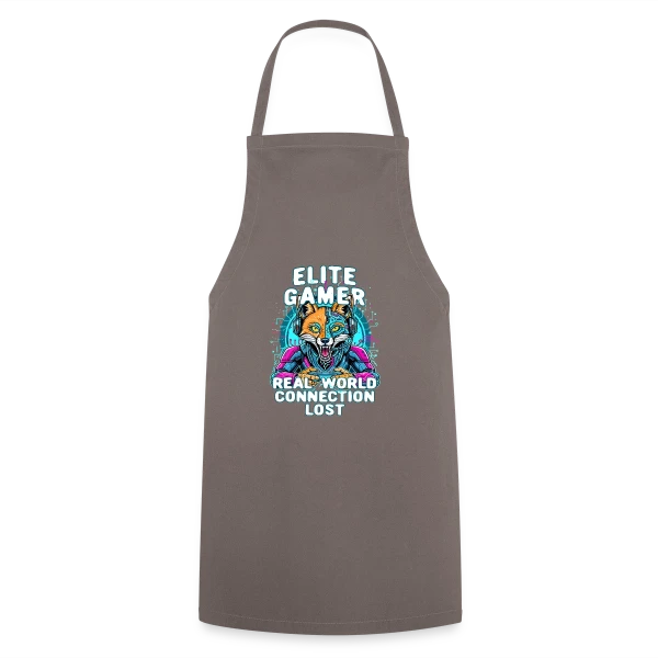 Élite Gamer : Connexion Fox Humour Geek sur Tablier de cuisine