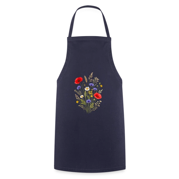 Fleurs Sauvages - Esprit Bohème Nature sur Tablier de cuisine