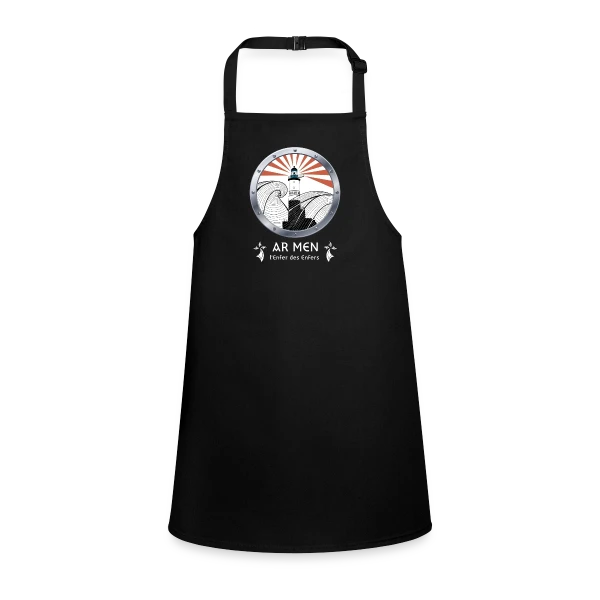 Phare d'Ar Men Breton sur Tablier Enfant