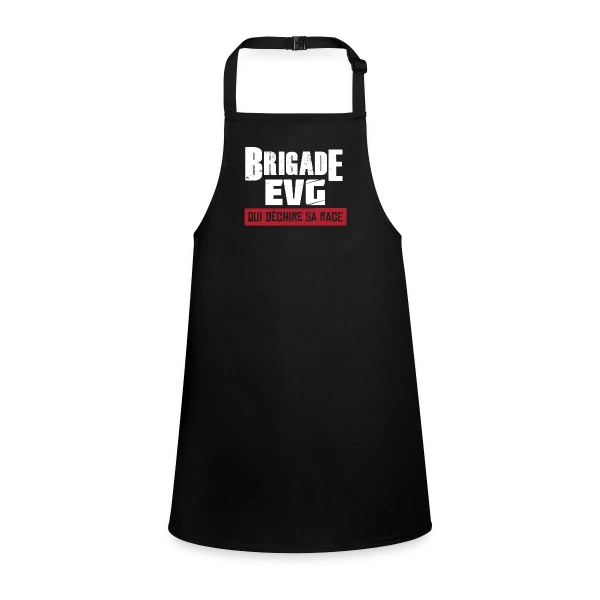 Brigade EVG Qui Déchire sur Tablier Enfant