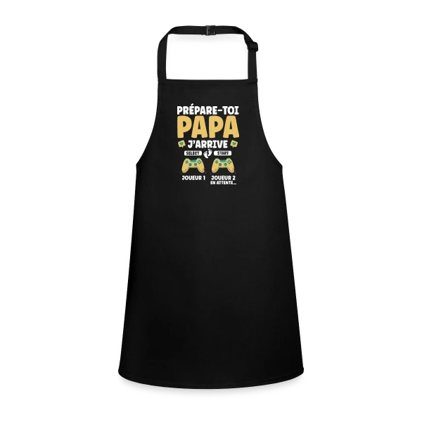 Maquette de Prépare-toi Papa J'arrive : T-shirt Annonce Grossesse Gamer à personnaliser
