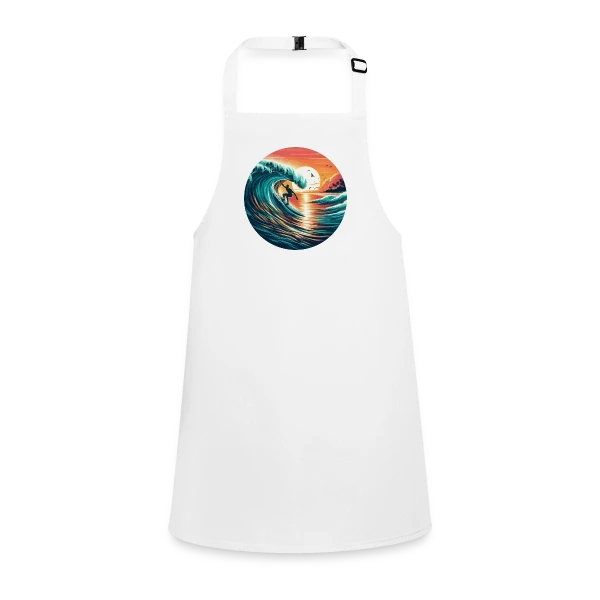 Maquette de Sunset Surfer | T-Shirt Ambiance Plage & Coucher de Soleil à personnaliser