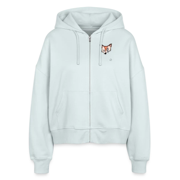 Renard Stylisé K-nimals sur Veste à capuche bio Ida Stanley/Stella Femme