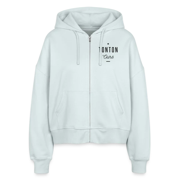 Tonton Ours sur Veste à capuche bio Ida Stanley/Stella Femme