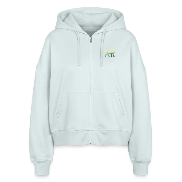 Renard Forêt Mystique sur Veste à capuche bio Ida Stanley/Stella Femme
