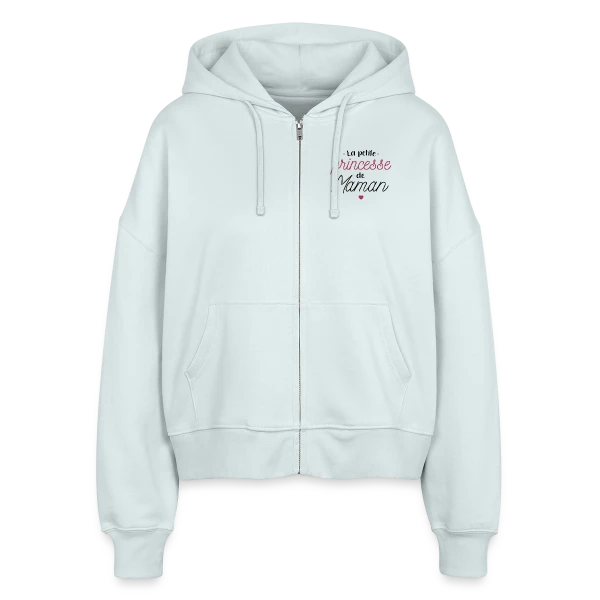 Ma Petite Princesse de Maman sur Veste à capuche bio Ida Stanley/Stella Femme