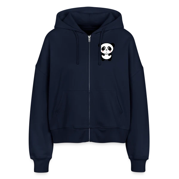 Panda Kawaii : Adorable et Tendance sur Veste à capuche bio Ida Stanley/Stella Femme