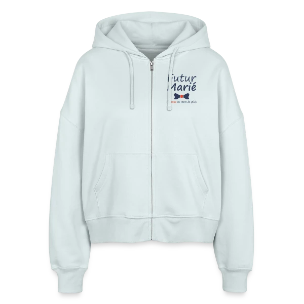 Futur Marié Verre de Plus sur Veste à capuche bio Ida Stanley/Stella Femme