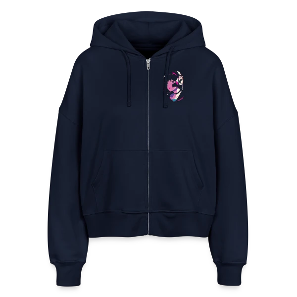 Fille Anime Esthétique Lo-Fi J-Pop sur Veste à capuche bio Ida Stanley/Stella Femme