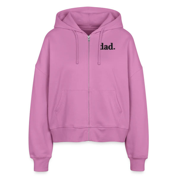 Brodé 'Dad' - Style Élégant et Minimaliste sur Veste à capuche bio Ida Stanley/Stella Femme