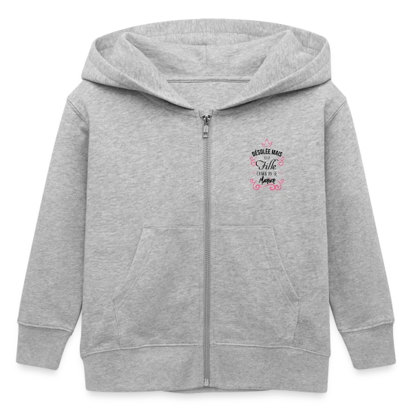 Fille Canon Stylée sur Veste à capuche enfant bio Stanley/Stella