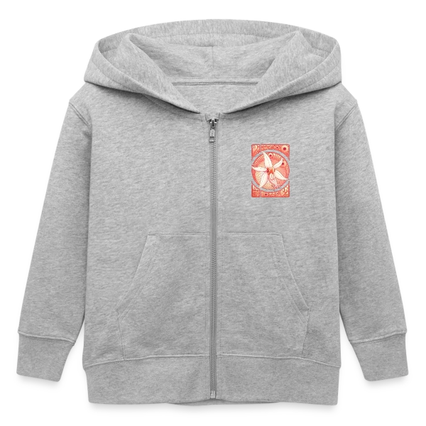 Orchidée : Élégance Florale Délicate sur Veste à capuche enfant bio Stanley/Stella