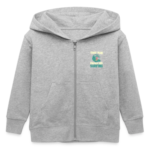 Surfeur | Roi des Vagues sur Veste à capuche enfant bio Stanley/Stella