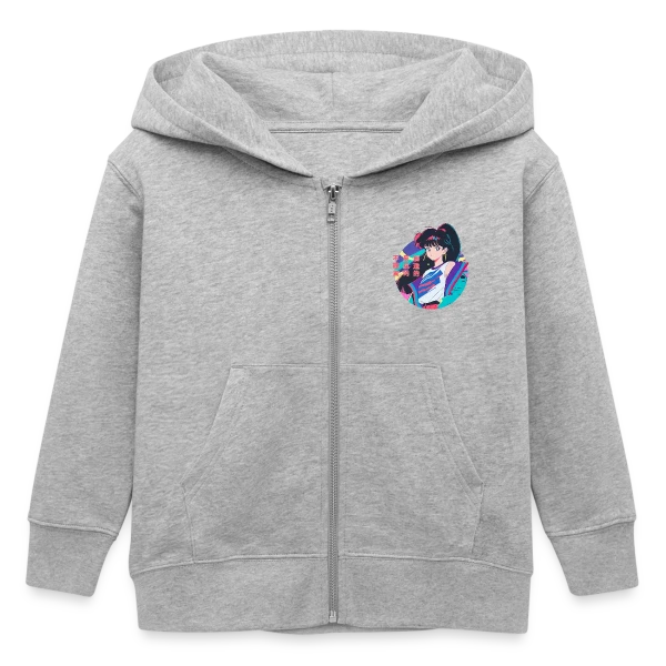 Fille Anime Rétro 80s/90s Windbreaker sur Veste à capuche enfant bio Stanley/Stella